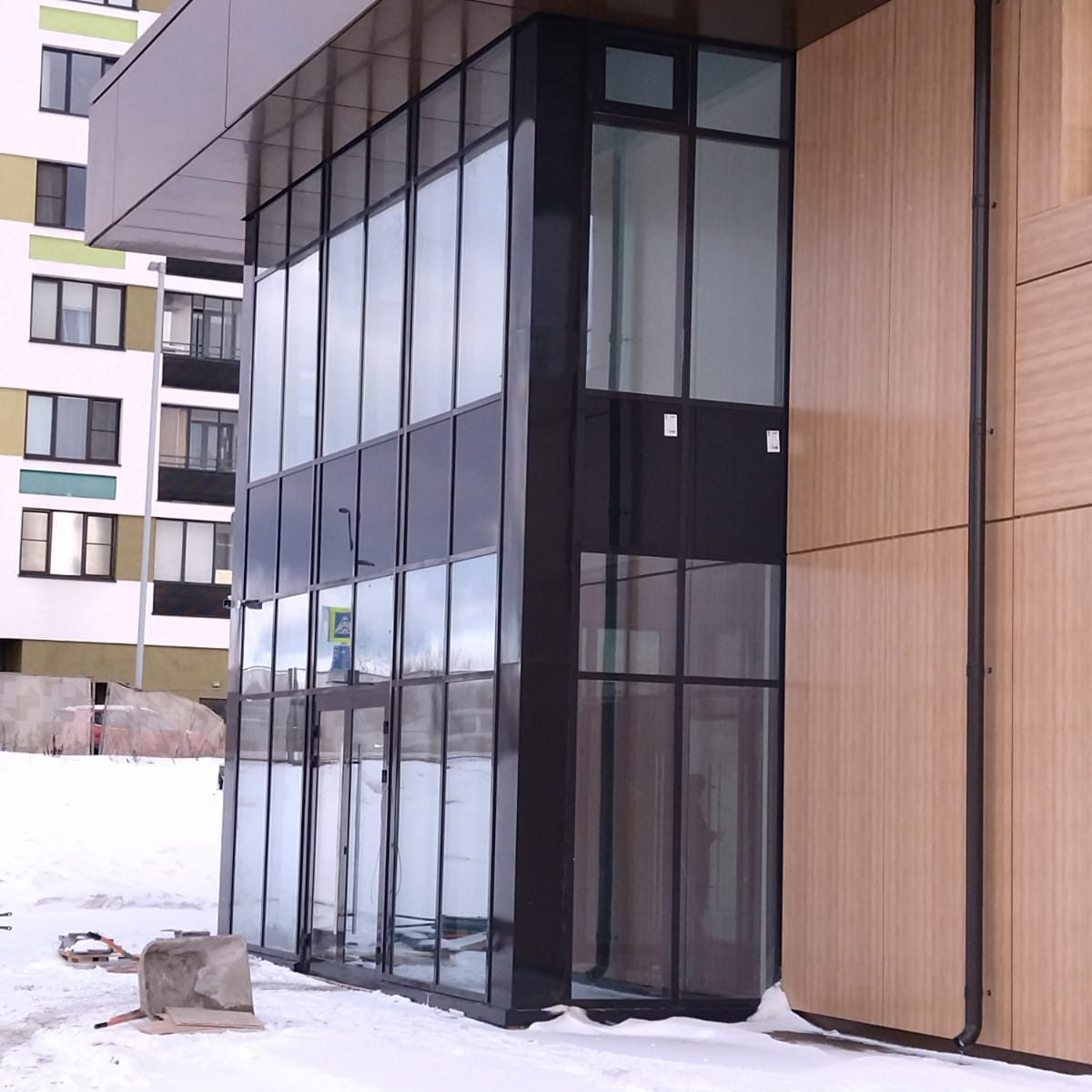 Входная группа п.Отрадное